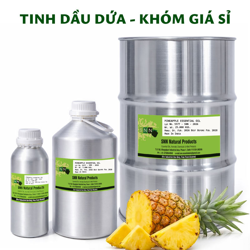 tinh dầu dứa khóm giá sỉ ktd