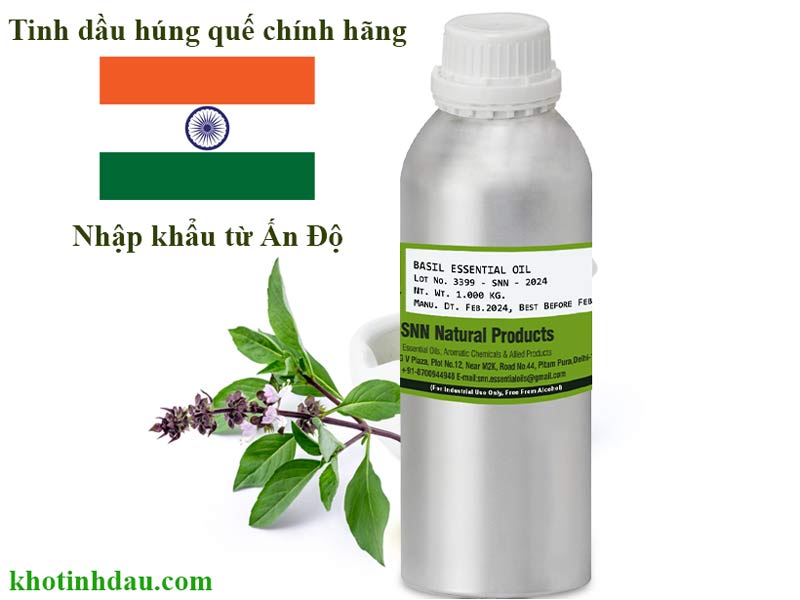 Tinh dầu Húng Quế Giá Sỉ tinh dầu húng quế nhập khẩu ấn độ