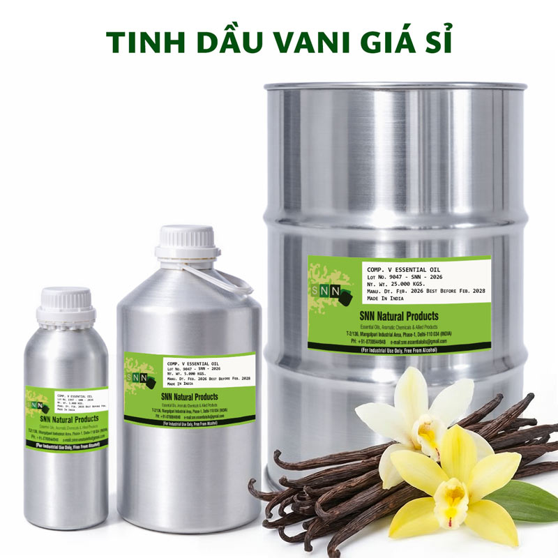 Tinh dầu vani giá sỉ ktd