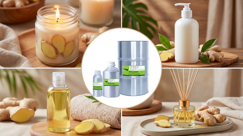 ứng dụng tinh dầu gừng