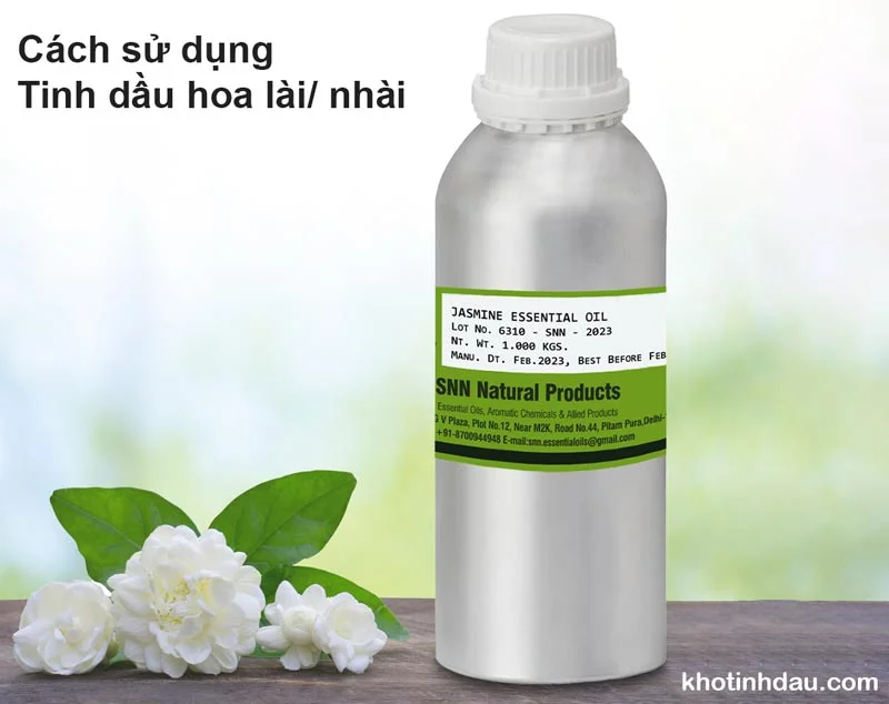 Tinh dầu lài (nhài) giá sỉ tinh dầu hoa lài bán sỉ để làm gì