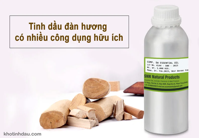 công dụng tinh dầu đàn hương