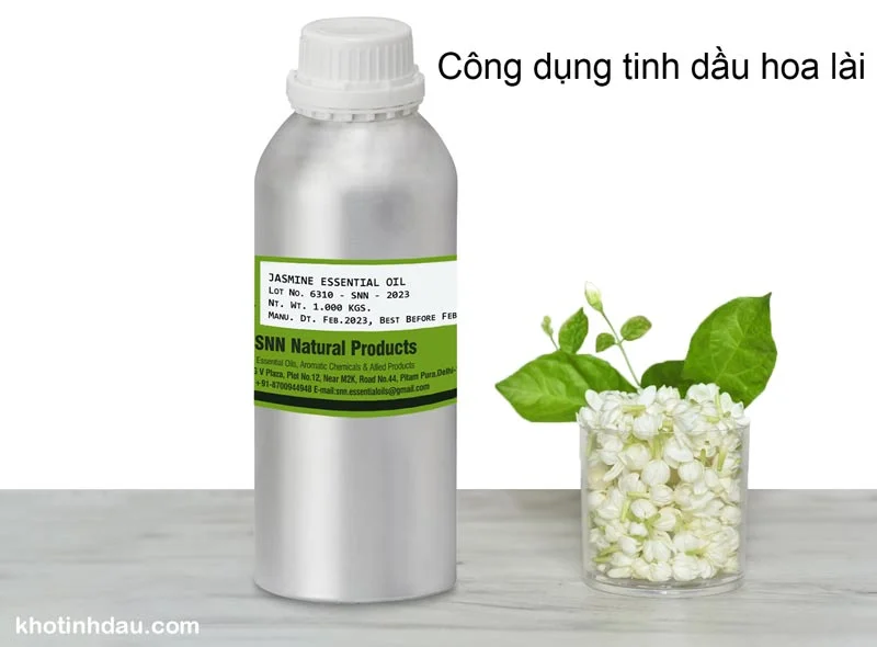 Tinh dầu lài (nhài) giá sỉ lợi ích tinh dầu hoa lài