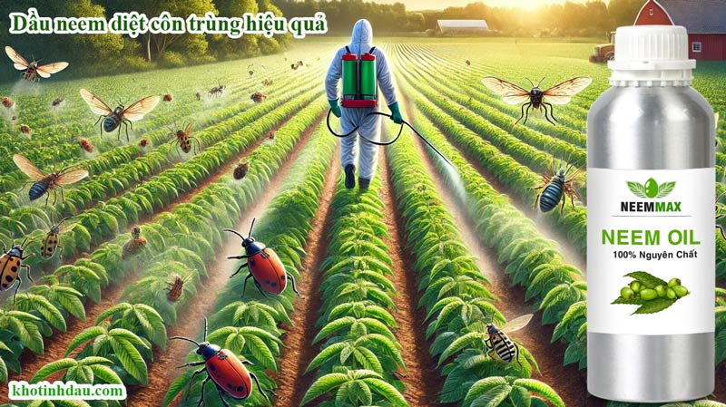 Dầu Neem giá sỉ nhập khẩu Ấn Độ dầu neem diệt côn trùng hiệu quả