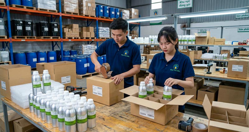 đóng hàng chuẩn bị giao hàng