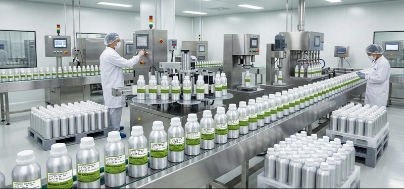 nhà máy sản xuất tinh dầu bạc hà bán lít