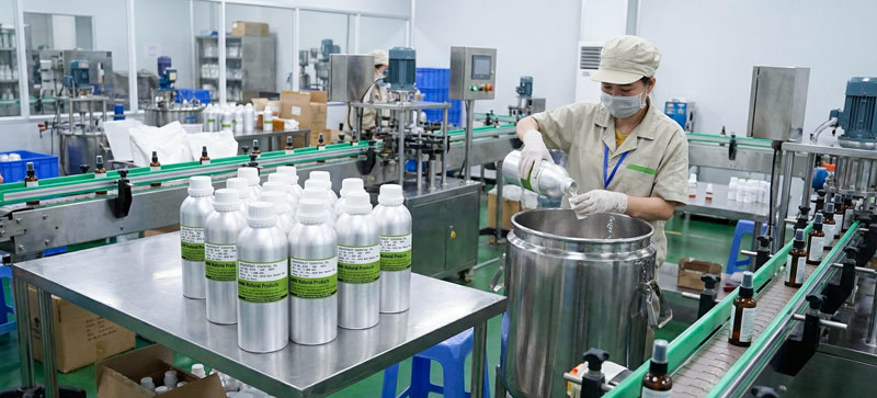 tinh dầu bưởi trong sản phẩm tẩy rửa