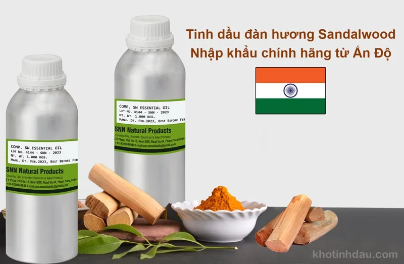 tinh dầu đàn hương ấn độ