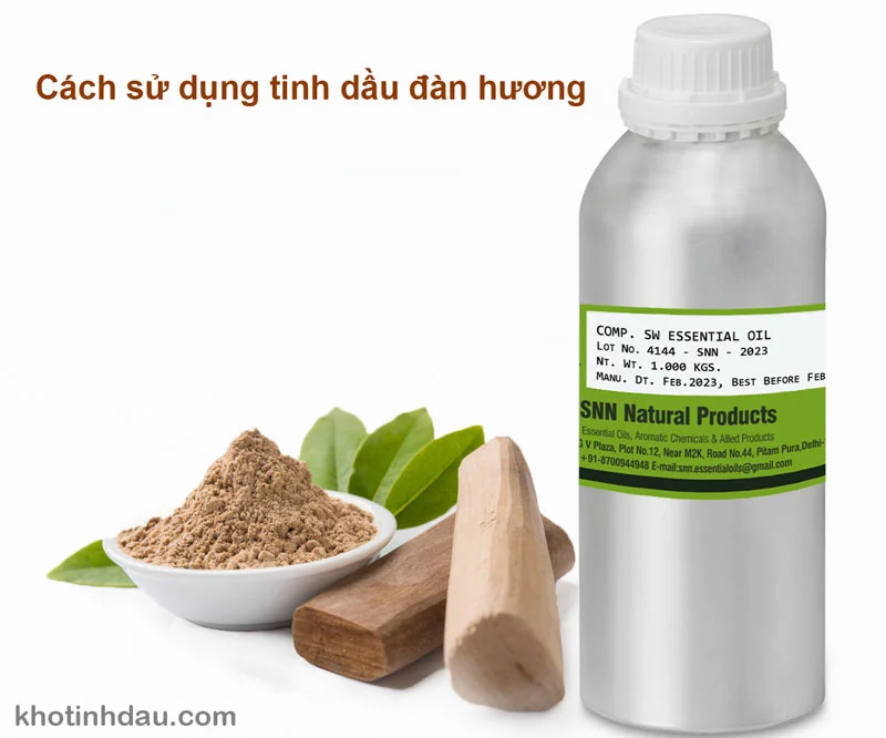 tinh dầu đàn hương dùng để làm gì