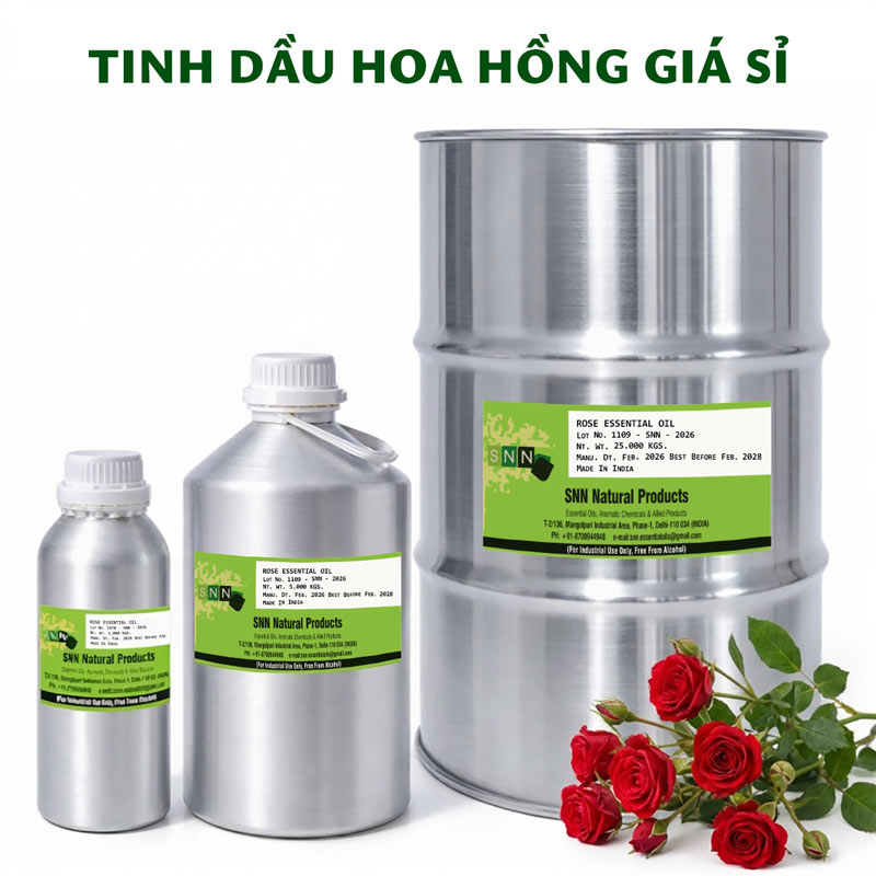 tinh dầu hoa hồng bán lít