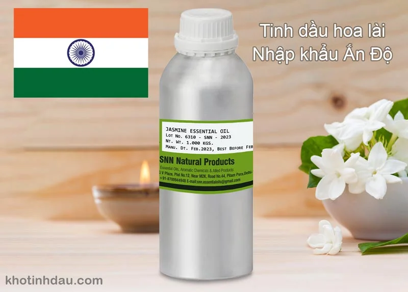 Tinh dầu lài (nhài) giá sỉ tinh dầu lài giá sỉ nhập khẩu ấn độ