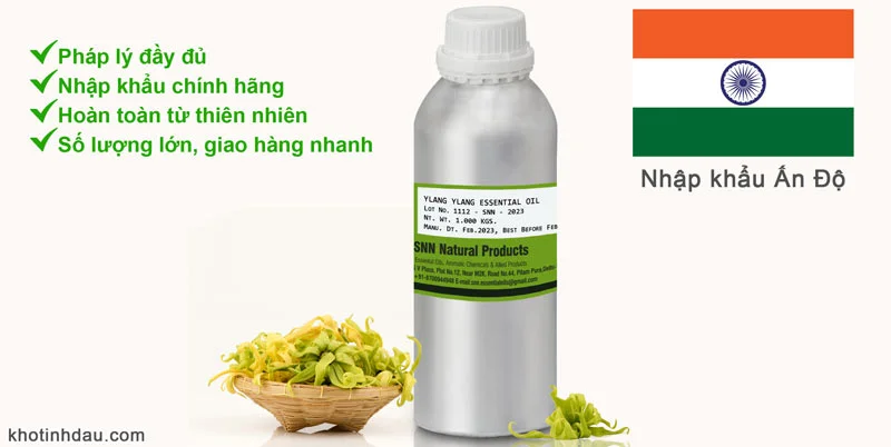 Tinh dầu ngọc lan tây Giá Sỉ nhập khẩu chính hãng từ Ấn Độ tinh dầu ngọc lan tây nhập sỉ ấn độ